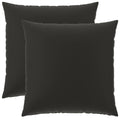 vidaXL Poszewka na poduszkę 2 pcs HEERLEN Czarny 60 x 60 cm Poliester