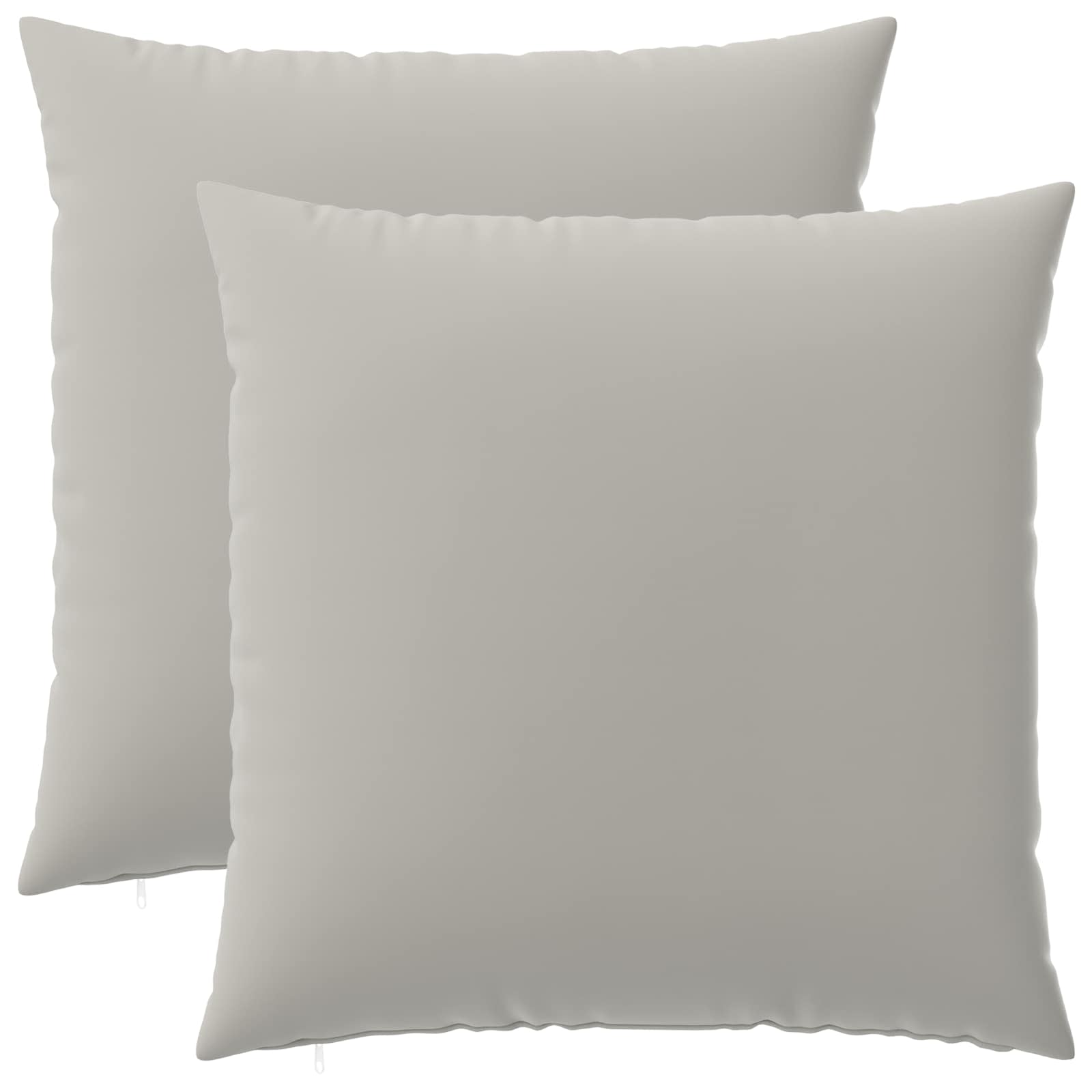 vidaXL Poszewka na poduszkę 2 pcs HEERLEN Szary 60 x 60 cm Poliester