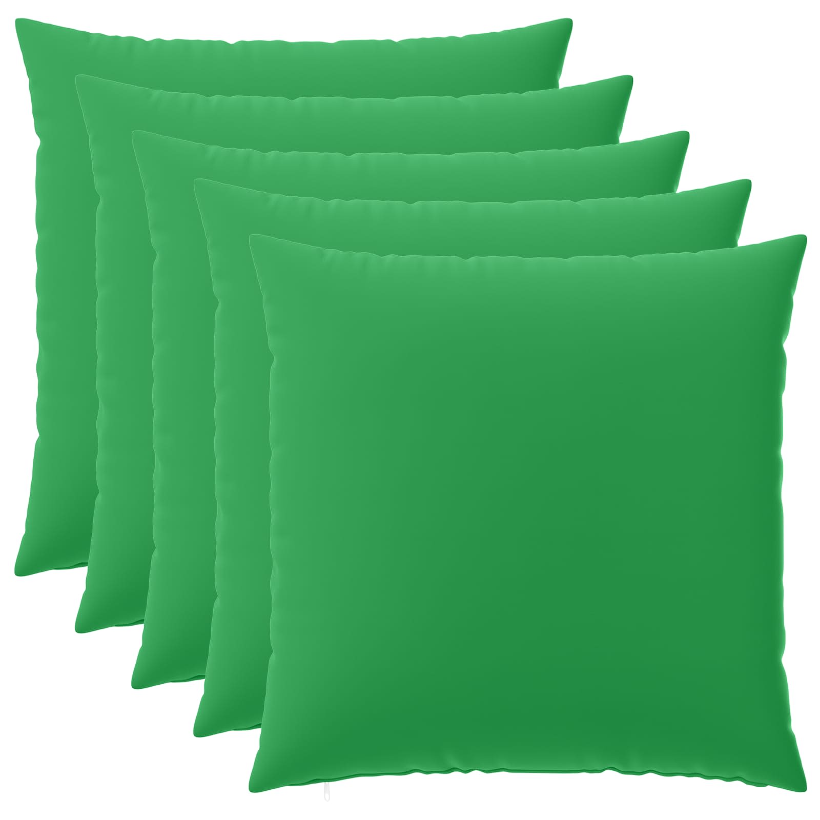vidaXL Poszewka na poduszkę 6 pcs HEERLEN zielony 60 x 60 cm Poliester