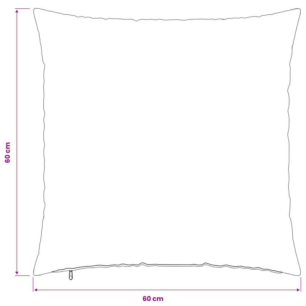 vidaXL Poszewka na poduszkę 2 pcs HEERLEN Jasnoniebieski 60 x 60 cm