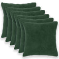 vidaXL Poszewka na poduszkę 6 pcs HEERLEN Ciemnozielony 60 x 60 cm