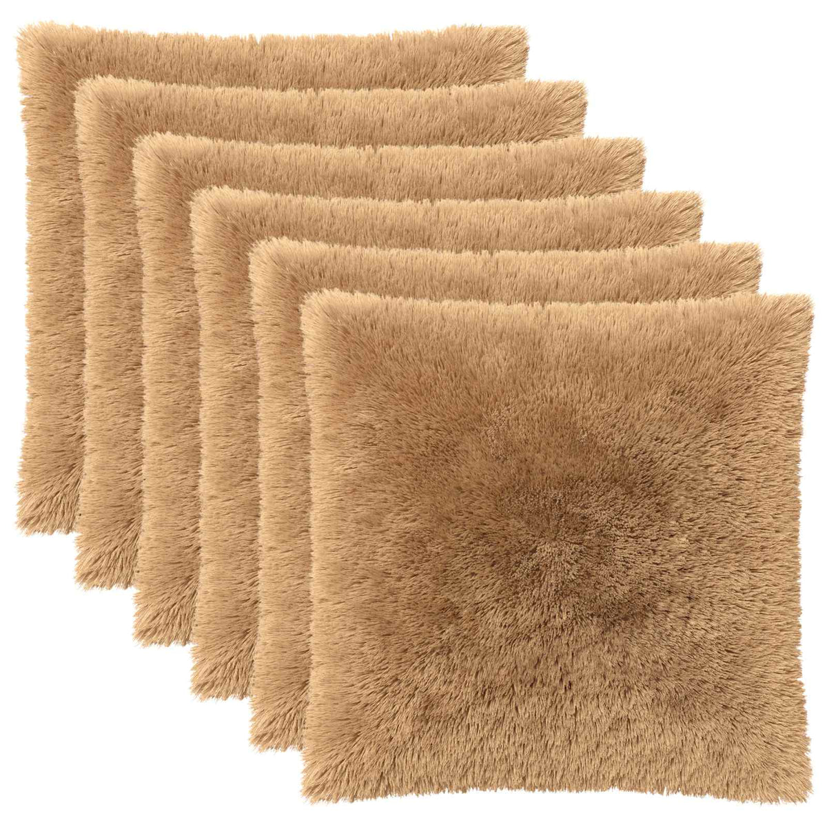 vidaXL Poszewka na poduszkę 6 pcs HEERLEN Ciemnoszary 60 x 60 cm