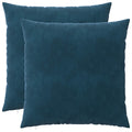 vidaXL Poszewka na poduszkę 2 pcs HEERLEN niebieski 65 x 65 cm Welur