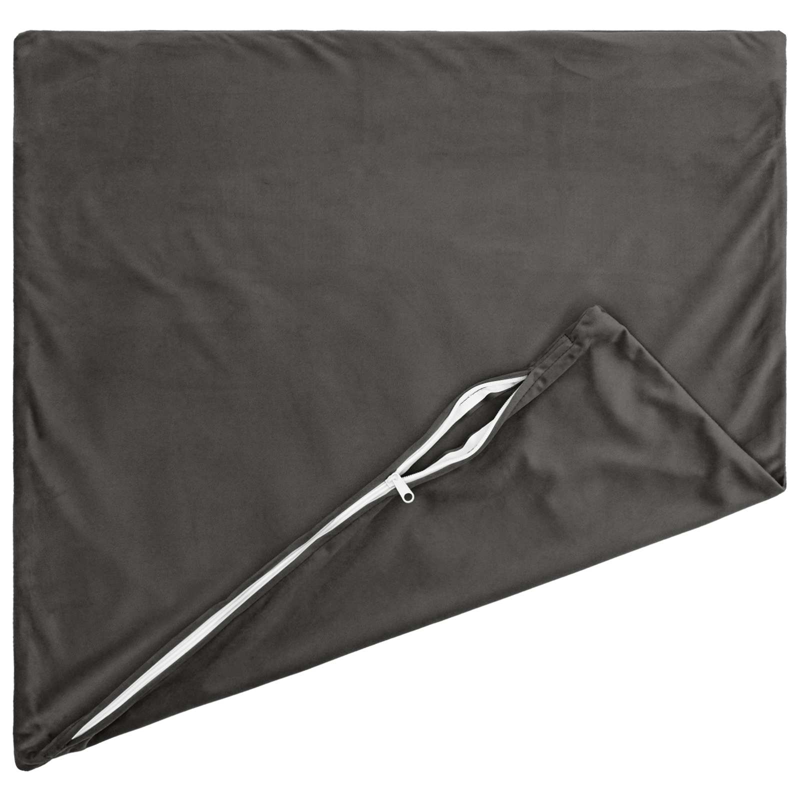 vidaXL Poszewka na poduszkę 6 pcs HEERLEN ciemnoszary 65 x 65 cm Welur