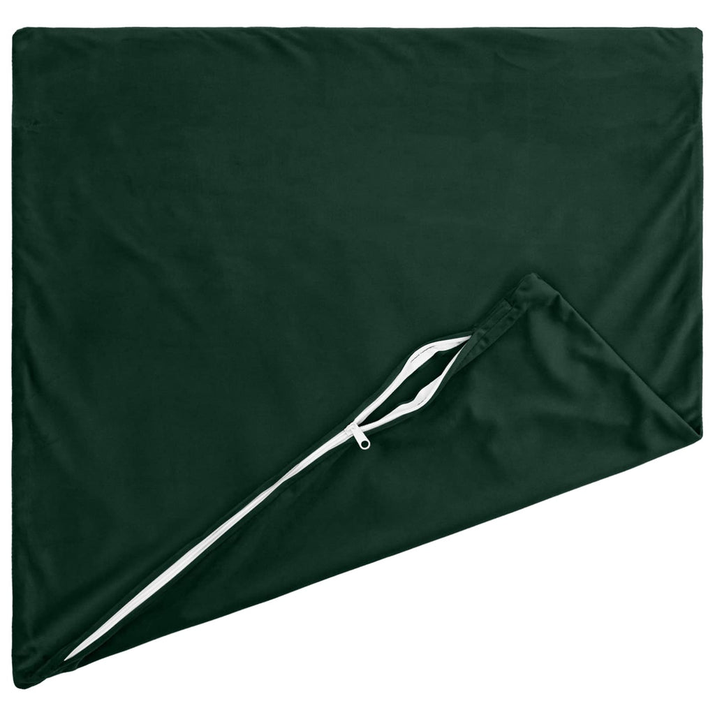 vidaXL Poszewka na poduszkę 2 pcs HEERLEN Ciemnozielony 65 x 65 cm