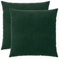 vidaXL Poszewka na poduszkę 2 pcs HEERLEN Ciemnozielony 65 x 65 cm