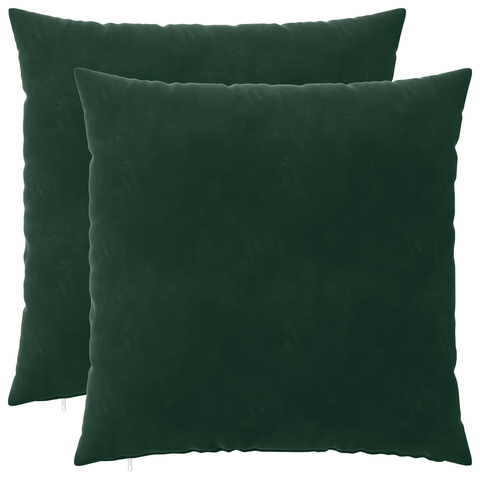 vidaXL Poszewka na poduszkę 2 pcs HEERLEN Ciemnozielony 65 x 65 cm