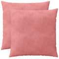 vidaXL Poszewka na poduszkę 2 pcs HEERLEN różowy 65 x 65 cm Welur
