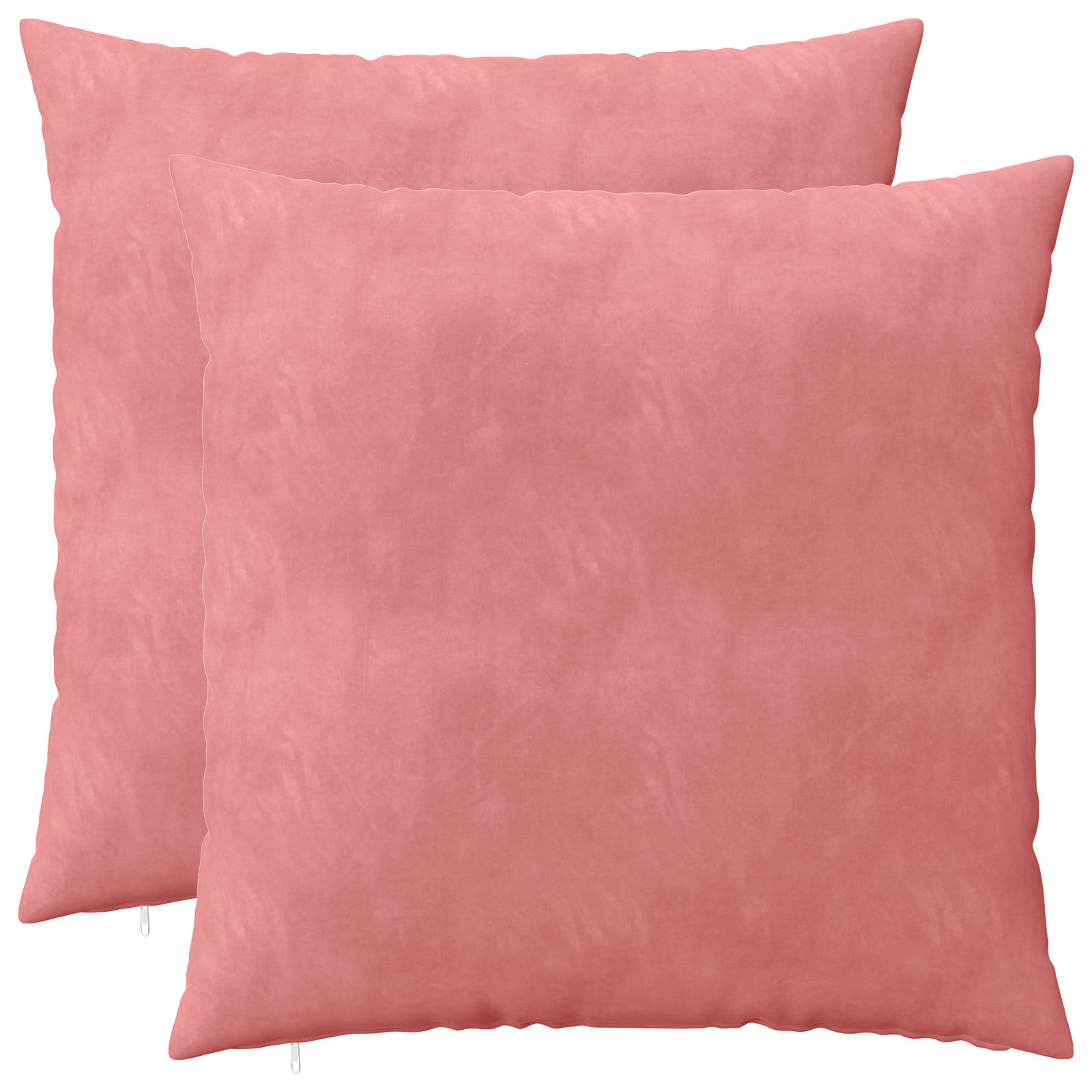 vidaXL Poszewka na poduszkę 2 pcs HEERLEN różowy 65 x 65 cm Welur