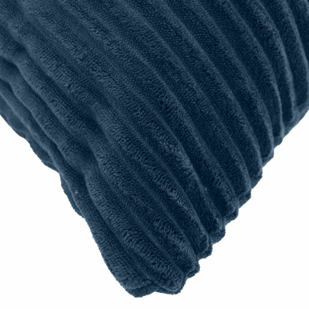 vidaXL Poszewka na poduszkę 2 pcs HEERLEN Granatowy 65 x 65 cm sztruks