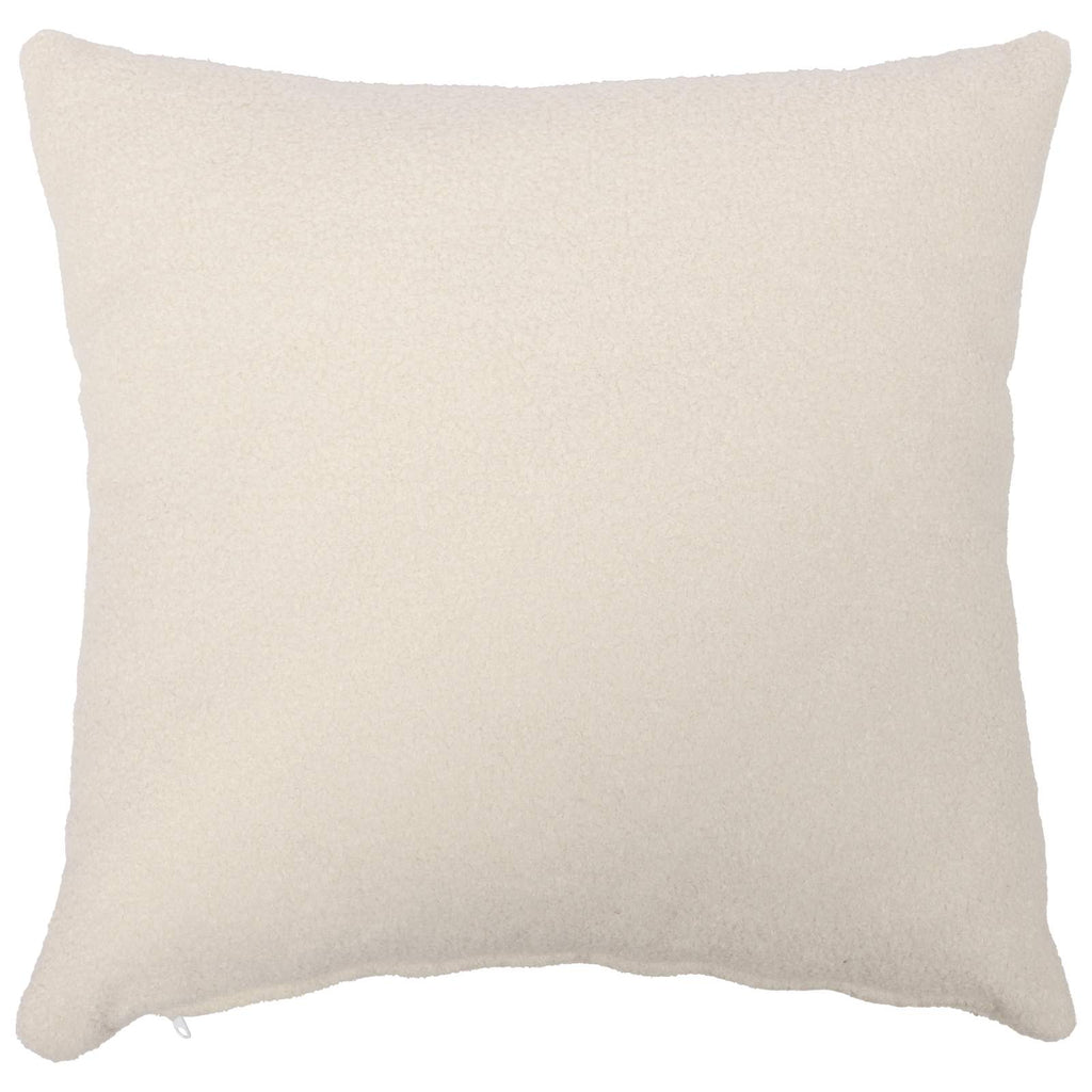 vidaXL Poszewka na poduszkę 2 szt. HEERLEN kremowy 65 x 65 cm Bouclé