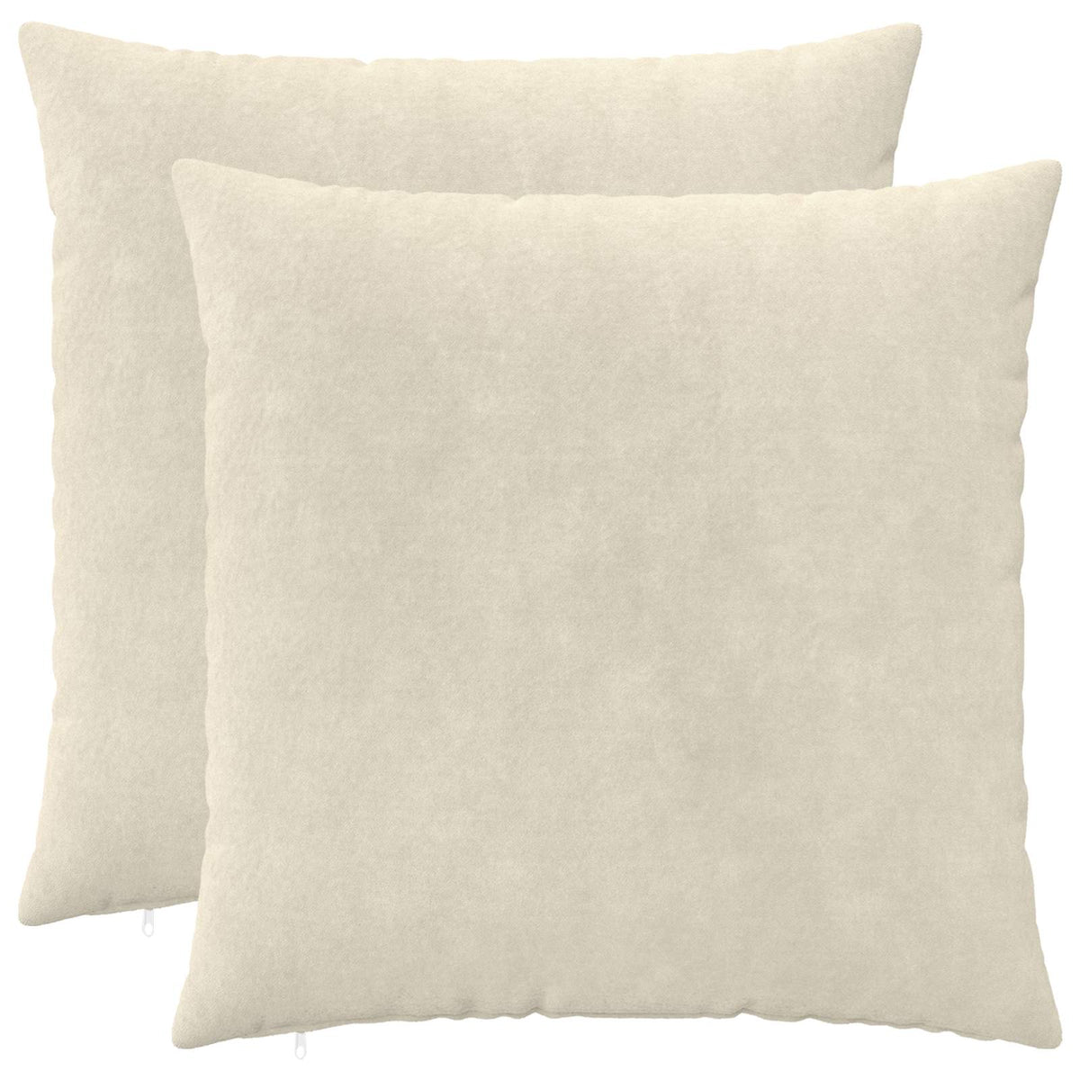 vidaXL Poszewka na poduszkę 2 pcs HEERLEN kremowy 65 x 65 cm