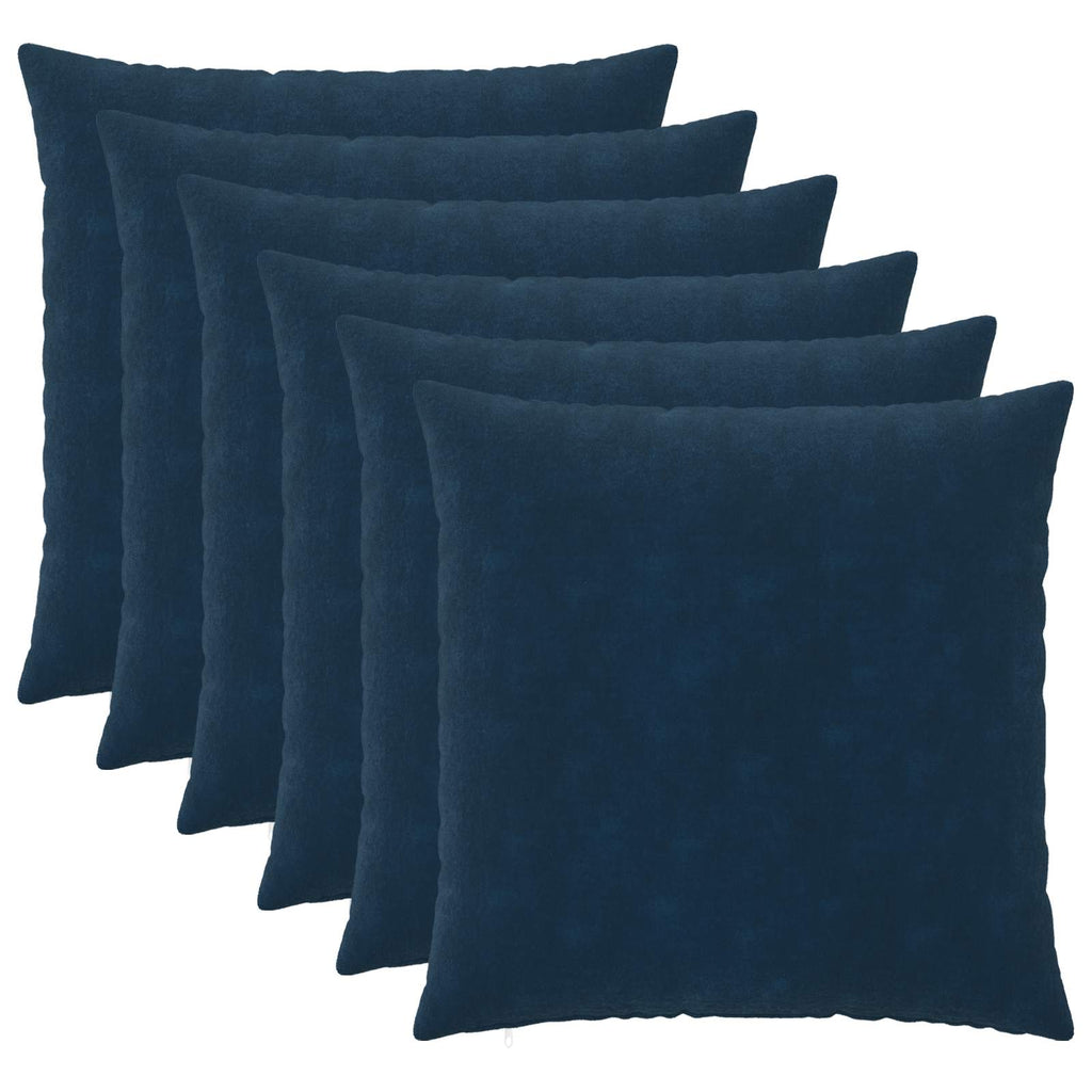 vidaXL Poszewka na poduszkę 6 pcs HEERLEN niebieski 65 x 65 cm