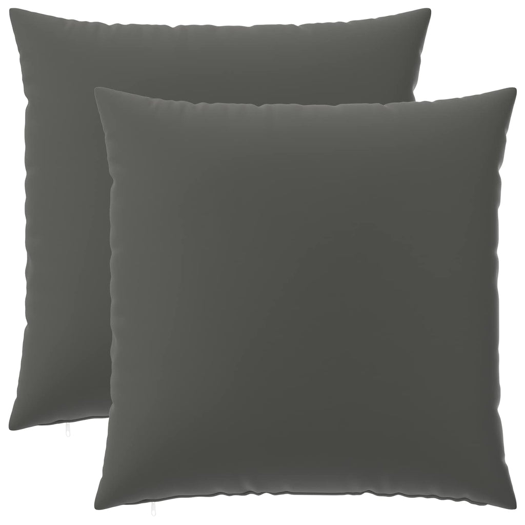 vidaXL Poszewka na poduszkę 2 pcs HEERLEN antracytowy 65 x 65 cm