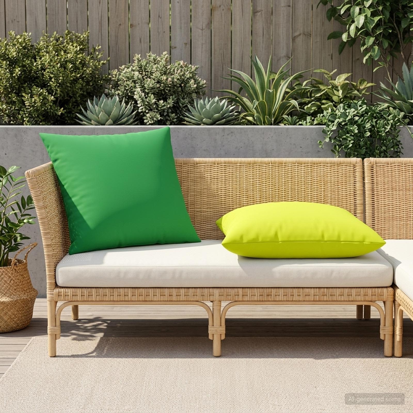 vidaXL Poszewka na poduszkę 2 pcs HEERLEN Jasnozielony 80 x 80 cm