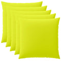 vidaXL Poszewka na poduszkę 6 pcs HEERLEN Jasnozielony 65 x 65 cm