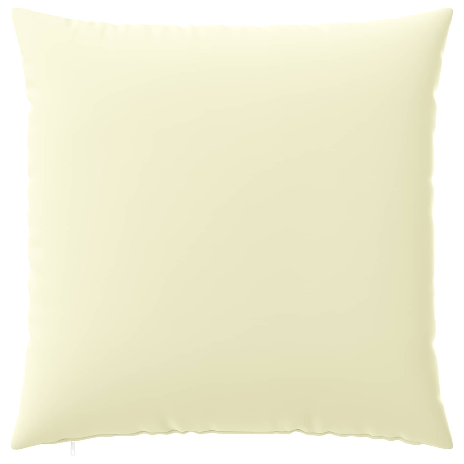 vidaXL Poszewka na poduszkę 2 pcs HEERLEN kremowy 65 x 65 cm Poliester