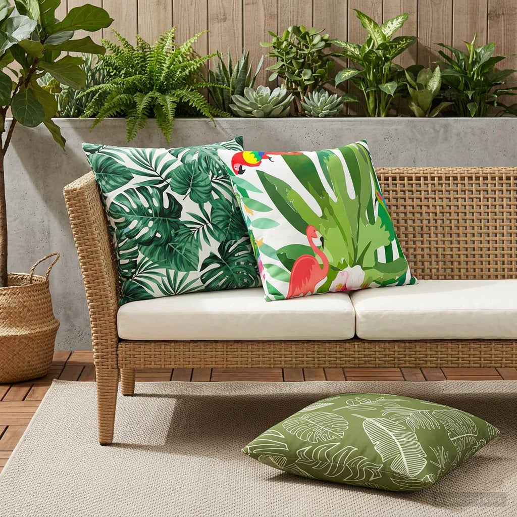 vidaXL Poszewka na poduszkę 2 pcs HEERLEN Wielokolorowe 65 x 65 cm