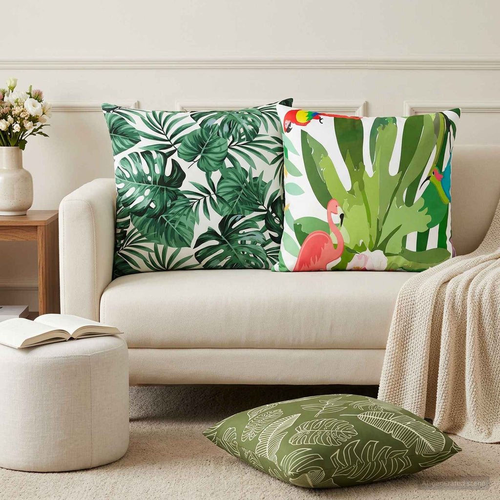 vidaXL Poszewka na poduszkę 2 pcs HEERLEN Wielokolorowe 65 x 65 cm