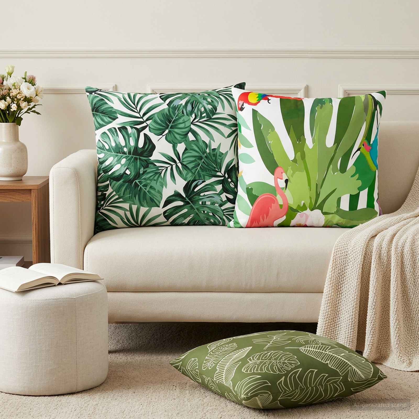 vidaXL Poszewka na poduszkę 2 pcs HEERLEN Wielokolorowe 65 x 65 cm