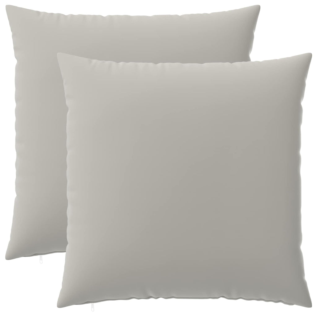 vidaXL Poszewka na poduszkę 2 pcs HEERLEN Szary 65 x 65 cm Poliester