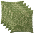 vidaXL Poszewka na poduszkę 6 pcs HEERLEN Wzór liścia 65 x 65 cm