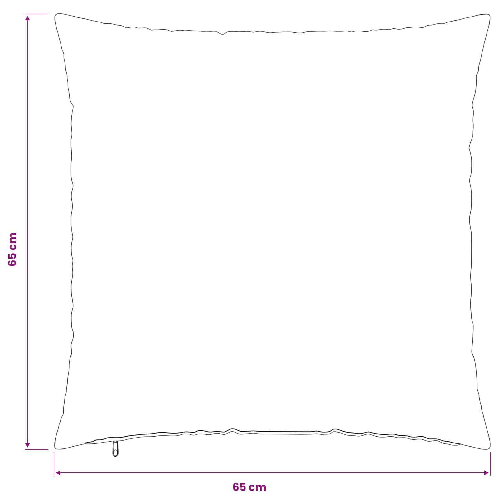 vidaXL Poszewka na poduszkę 2 pcs HEERLEN czerwony 65 x 65 cm