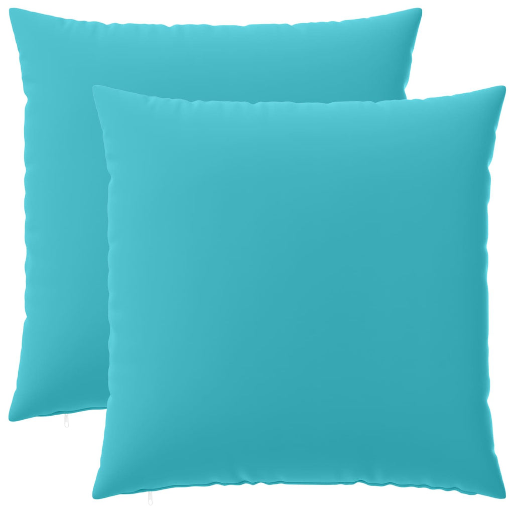 vidaXL Poszewka na poduszkę 2 pcs HEERLEN Turkusowy 65 x 65 cm
