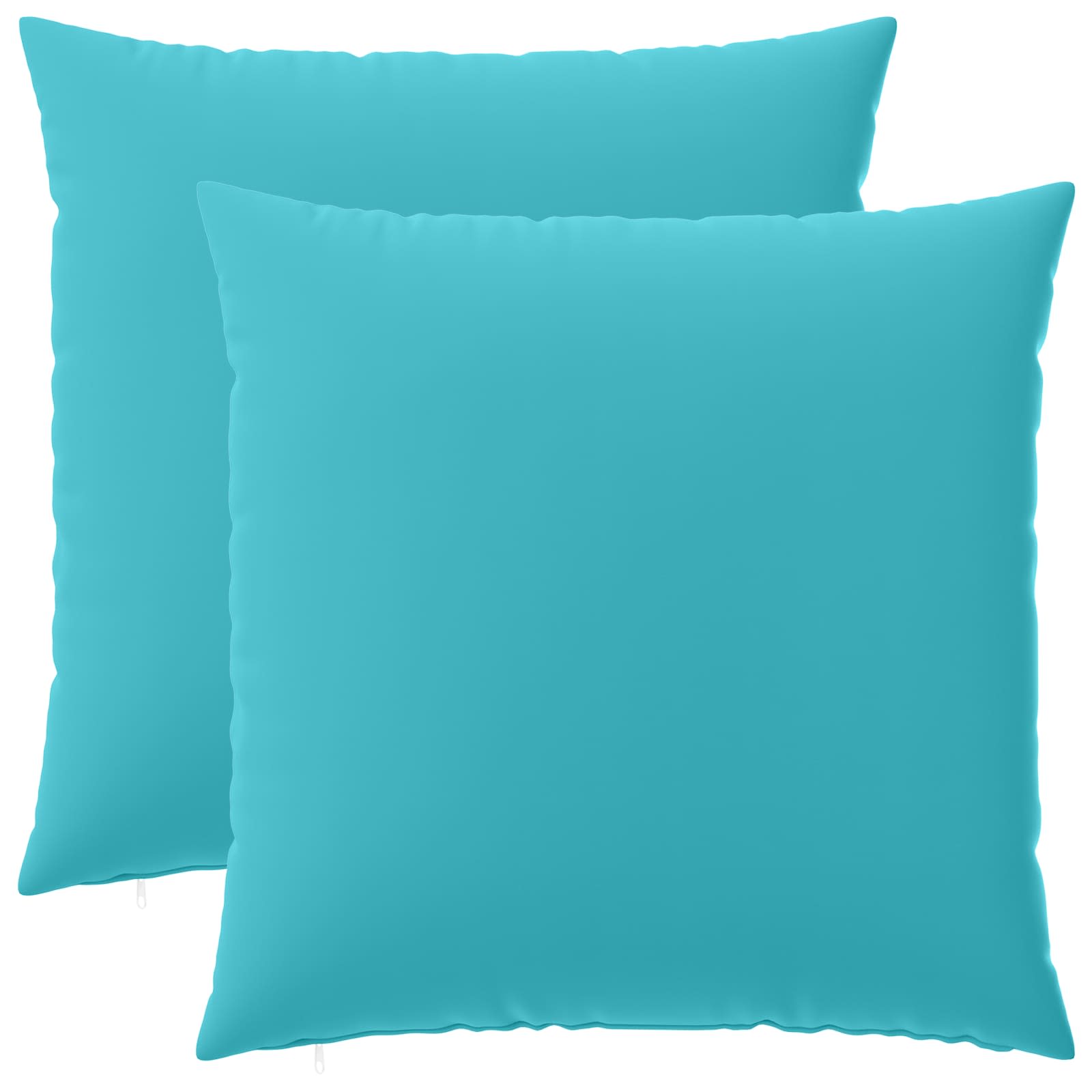 vidaXL Poszewka na poduszkę 2 pcs HEERLEN Turkusowy 65 x 65 cm