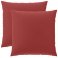 vidaXL Poszewka na poduszkę 2 pcs HEERLEN Czerwone wino 65 x 65 cm