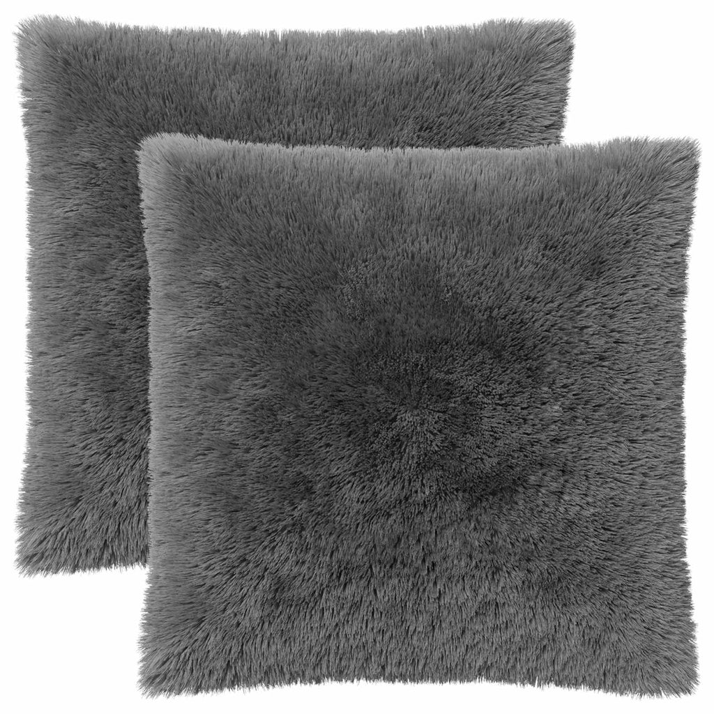 vidaXL Poszewka na poduszkę 2 pcs HEERLEN jasnoszary 65 x 65 cm
