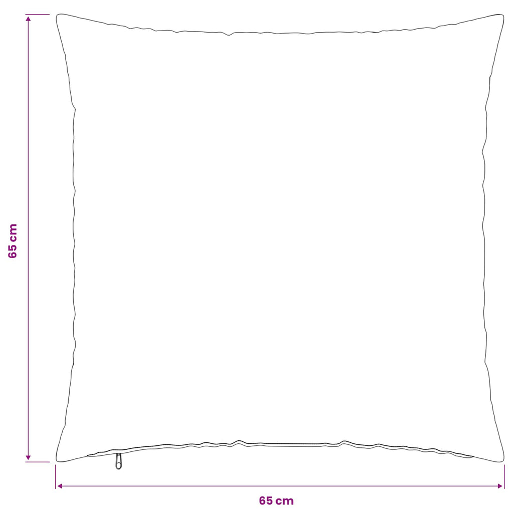 vidaXL Poszewka na poduszkę 2 pcs HEERLEN jasnoszary 65 x 65 cm