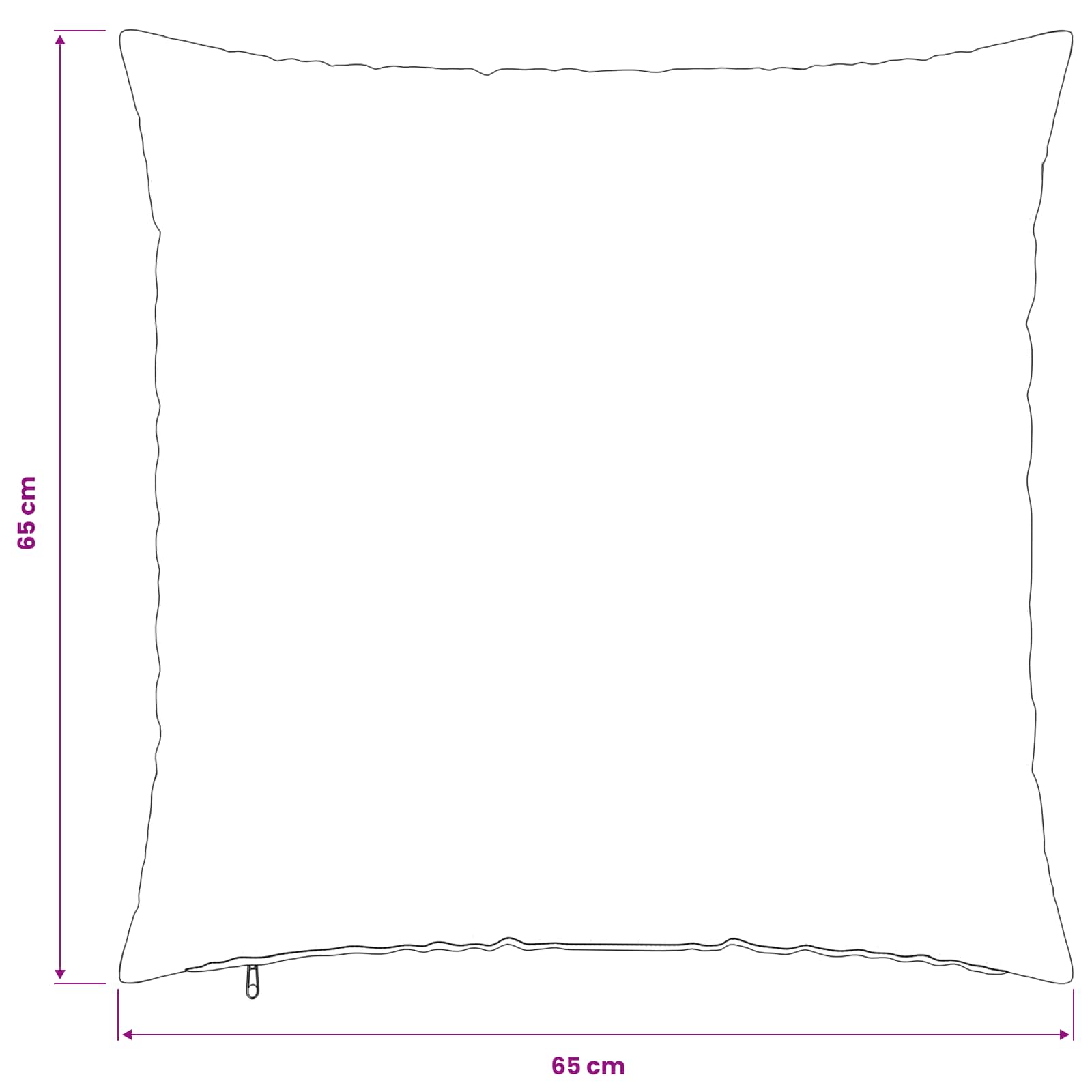 vidaXL Poszewka na poduszkę 2 pcs HEERLEN jasnoszary 65 x 65 cm