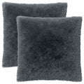 vidaXL Poszewka na poduszkę 2 pcs HEERLEN antracytowy 65 x 65 cm