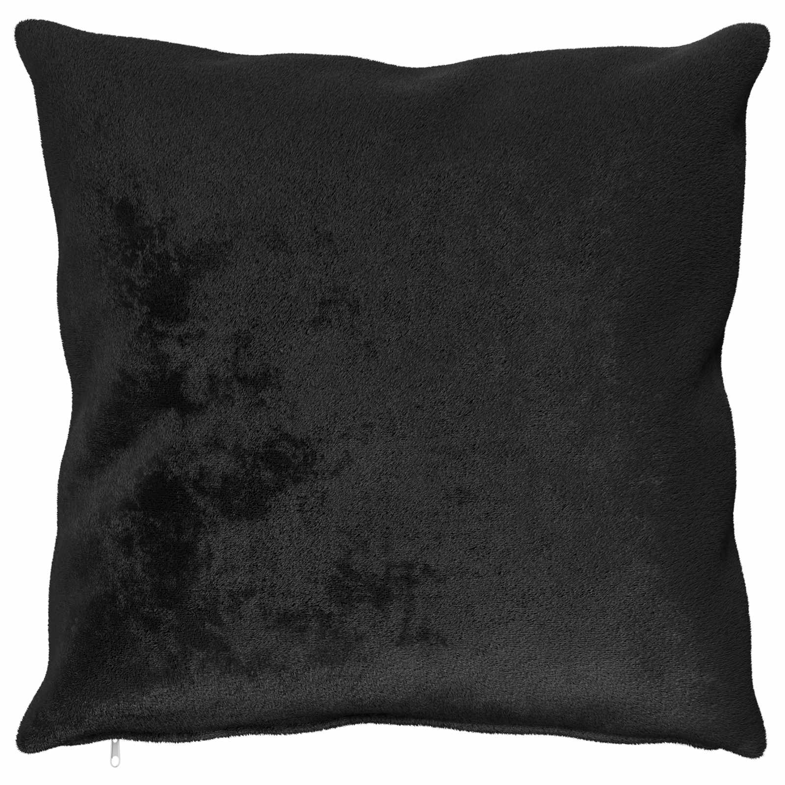 vidaXL Poszewka na poduszkę 6 pcs HEERLEN Czarny 65 x 65 cm Flanela