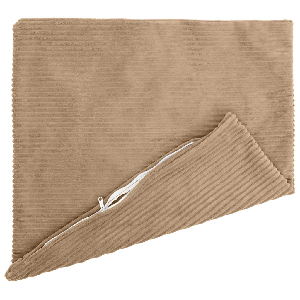 vidaXL Poszewka na poduszkę 2 pcs HEERLEN brązowy 70 x 70 cm sztruks