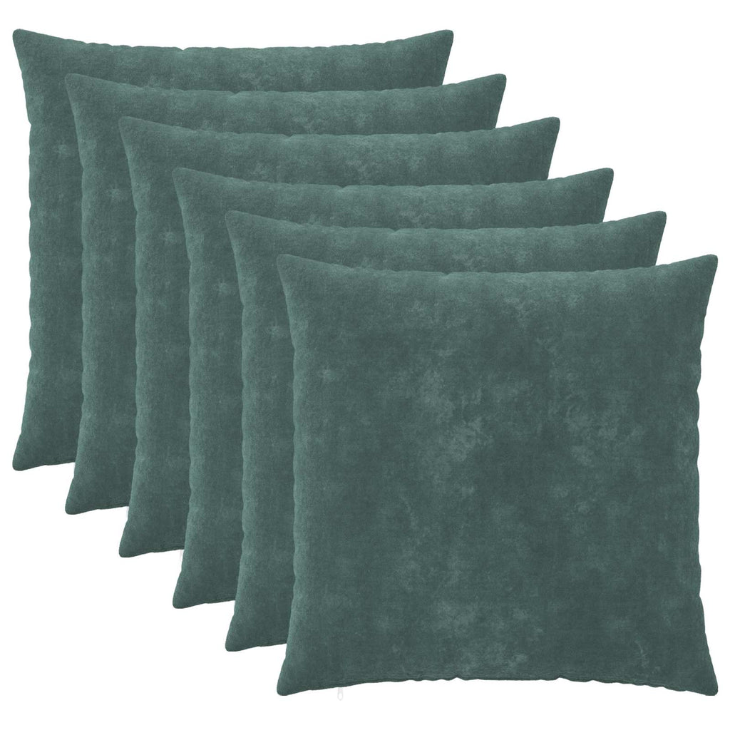 vidaXL Poszewka na poduszkę 6 pcs HEERLEN Niebieski morski 70 x 70 cm