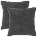 vidaXL Poszewka na poduszkę 2 pcs HEERLEN ciemnoszary 70 x 70 cm