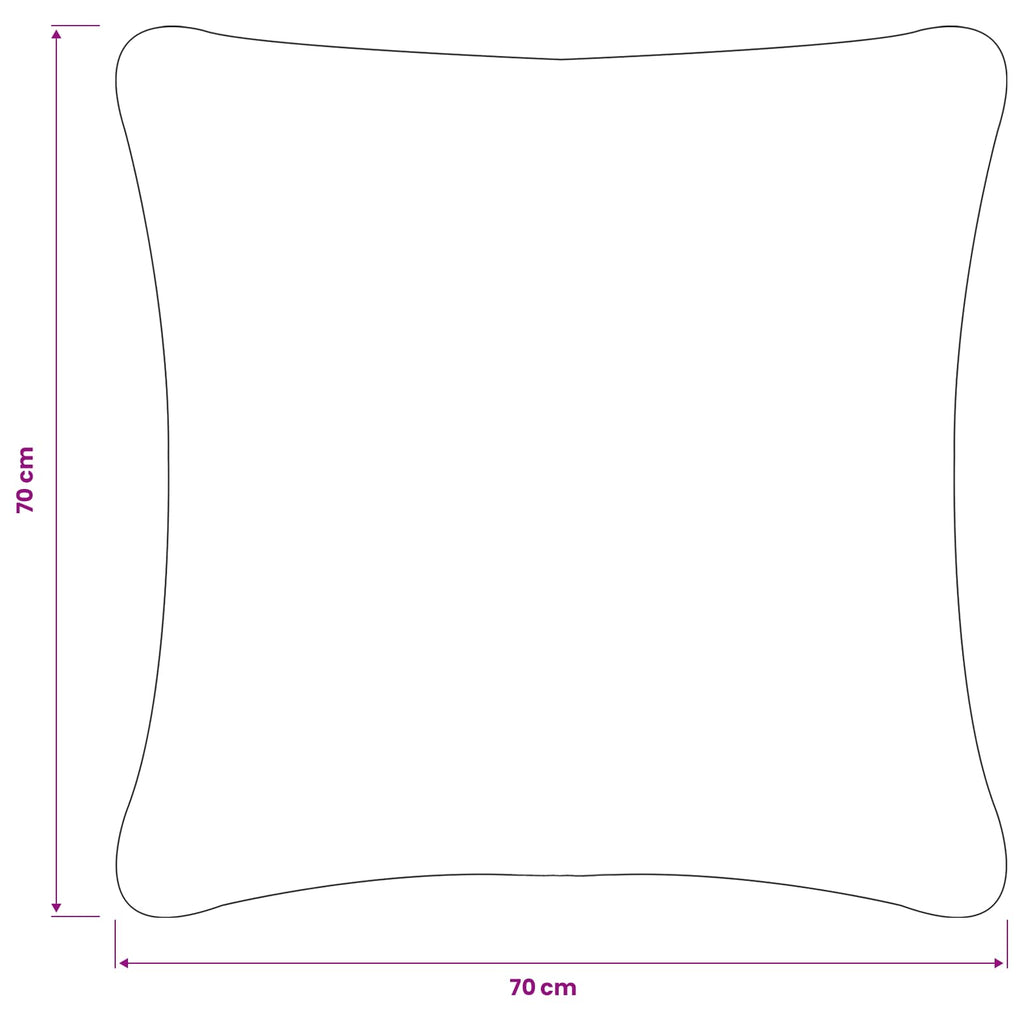 vidaXL Poszewka na poduszkę 2 pcs HEERLEN ciemnoszary 70 x 70 cm