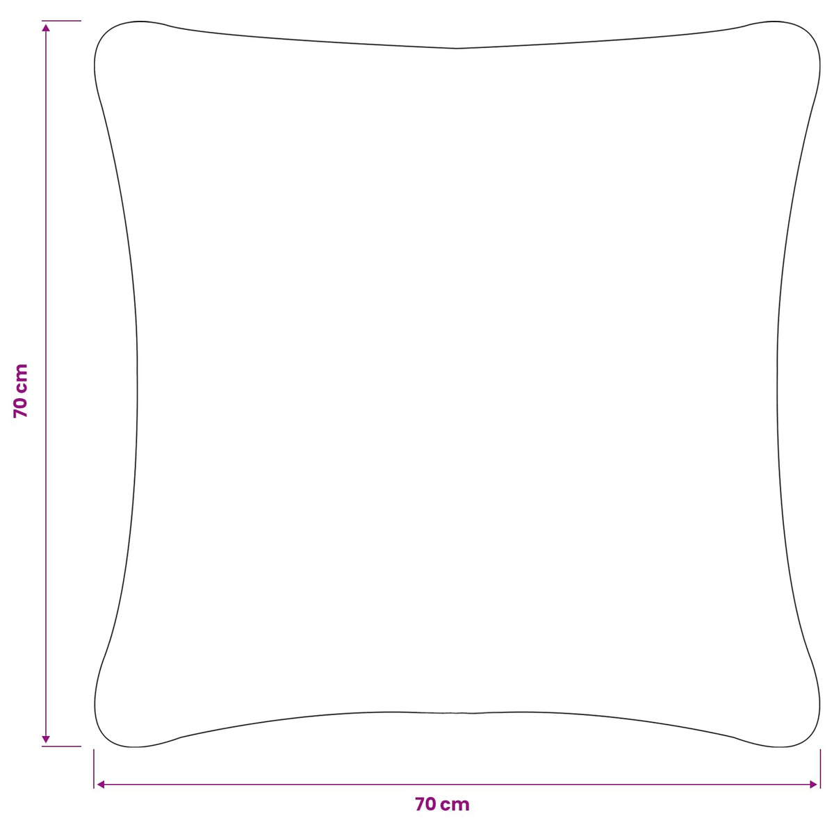 vidaXL Poszewka na poduszkę 2 pcs HEERLEN ciemnoszary 70 x 70 cm