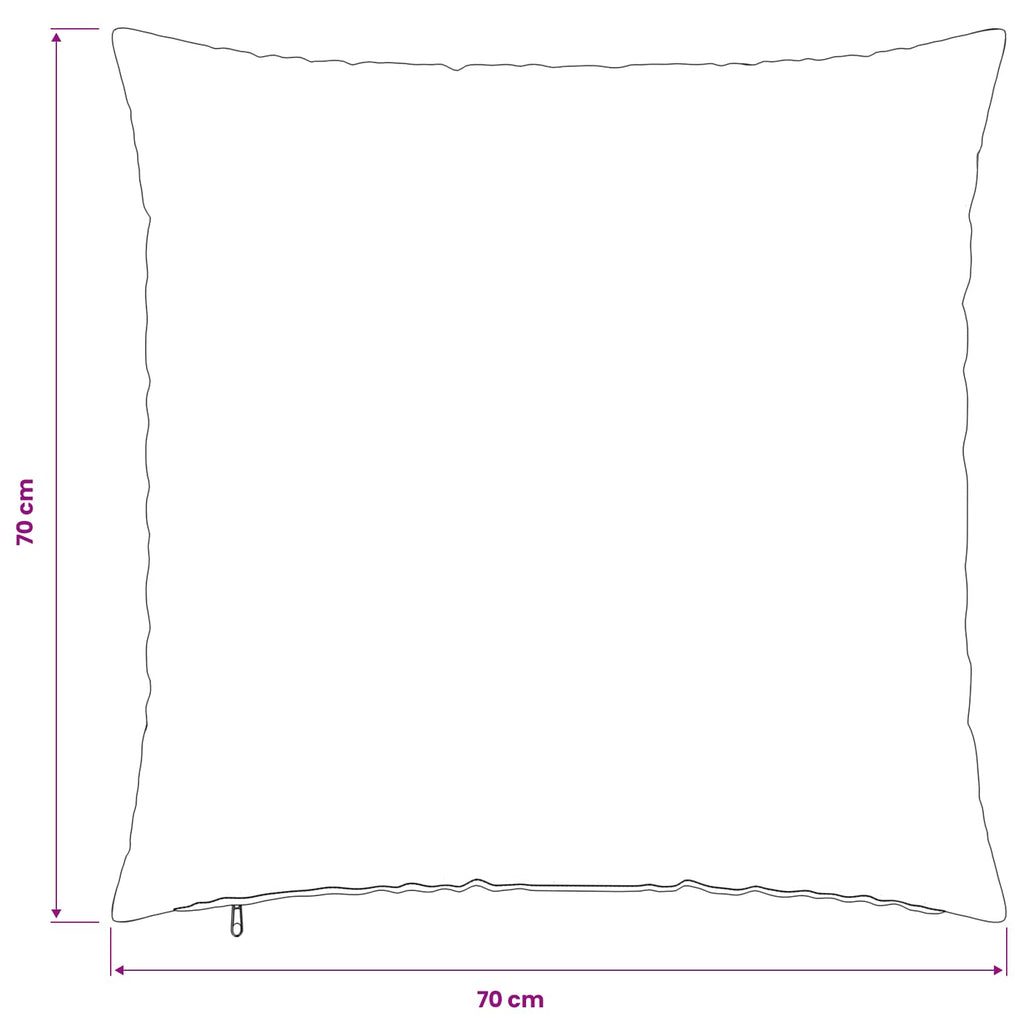 vidaXL Poszewka na poduszkę 2 szt. HEERLEN ciemnoszary 70 x 70 cm