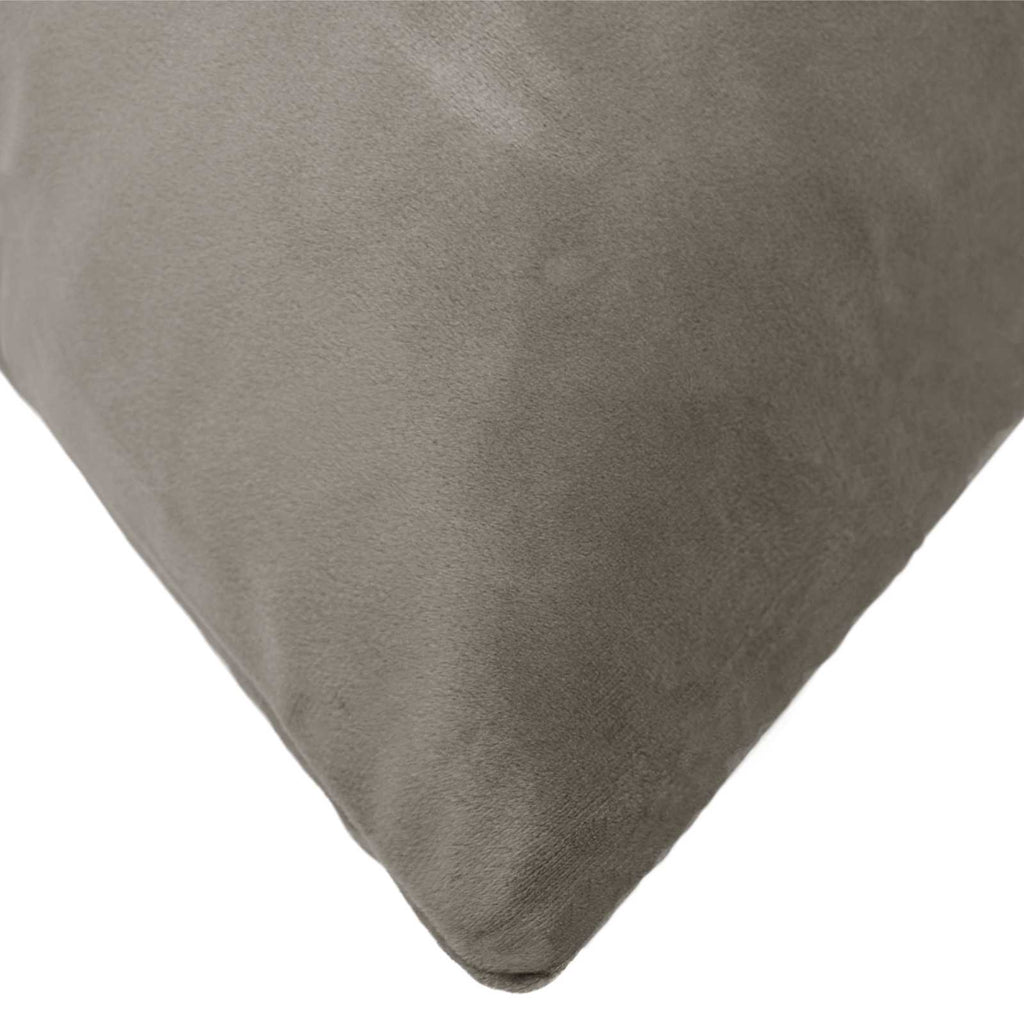 vidaXL Poszewka na poduszkę 6 pcs HEERLEN jasnoszary 80 x 80 cm Welur