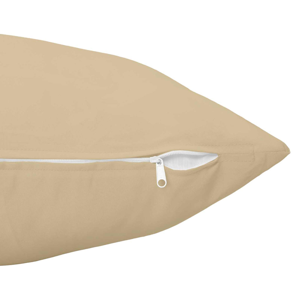 vidaXL Poszewka na poduszkę 6 pcs HEERLEN Beżowy 80 x 80 cm Poliester