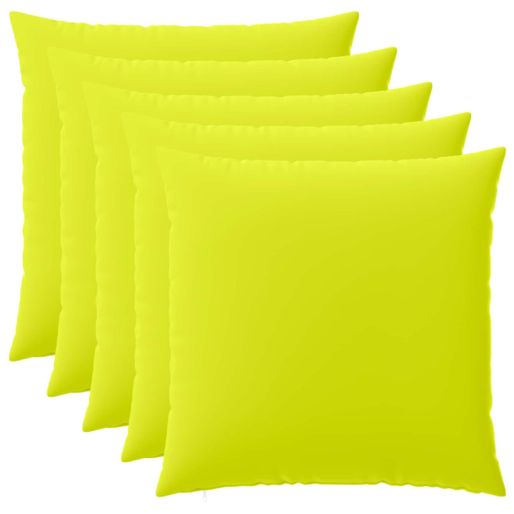 vidaXL Poszewka na poduszkę 6 pcs HEERLEN Jasnozielony 80 x 80 cm