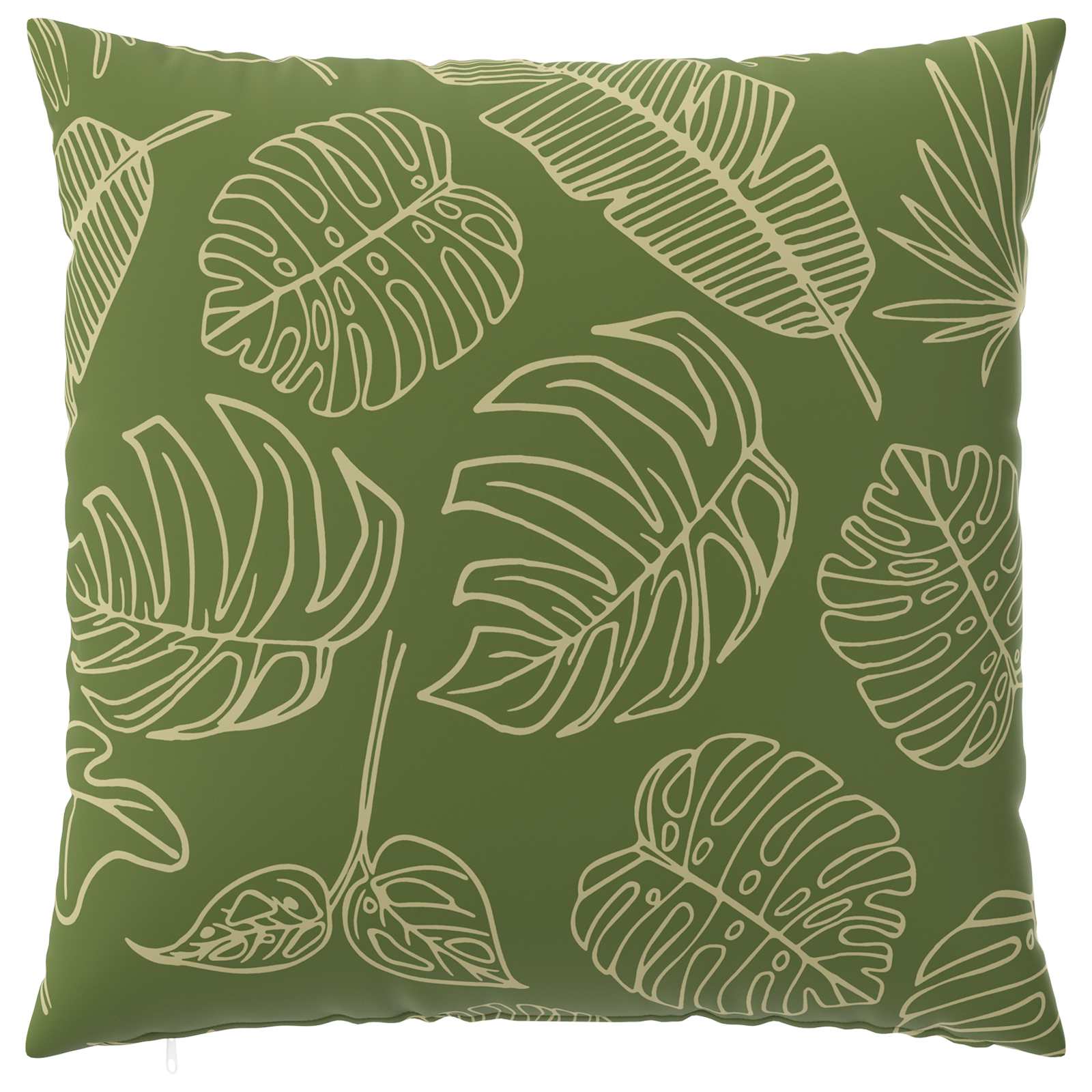vidaXL Poszewka na poduszkę 6 pcs HEERLEN Wzór liścia 80 x 80 cm