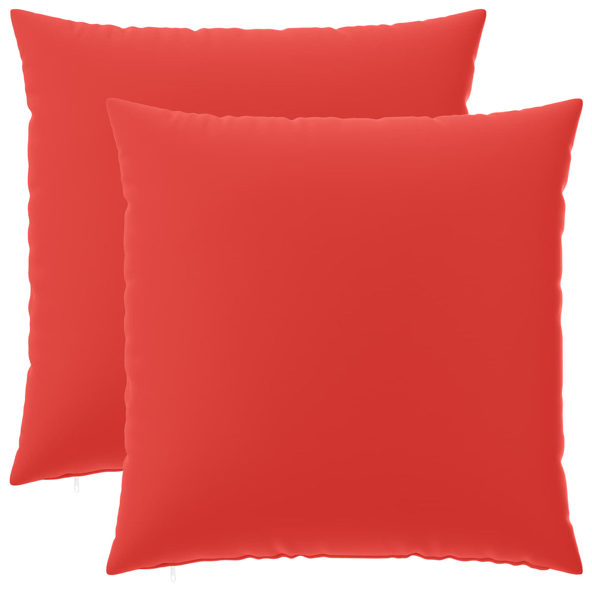 vidaXL Poszewka na poduszkę 2 pcs HEERLEN czerwony 80 x 80 cm