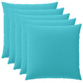 vidaXL Poszewka na poduszkę 6 pcs HEERLEN Turkusowy 80 x 80 cm