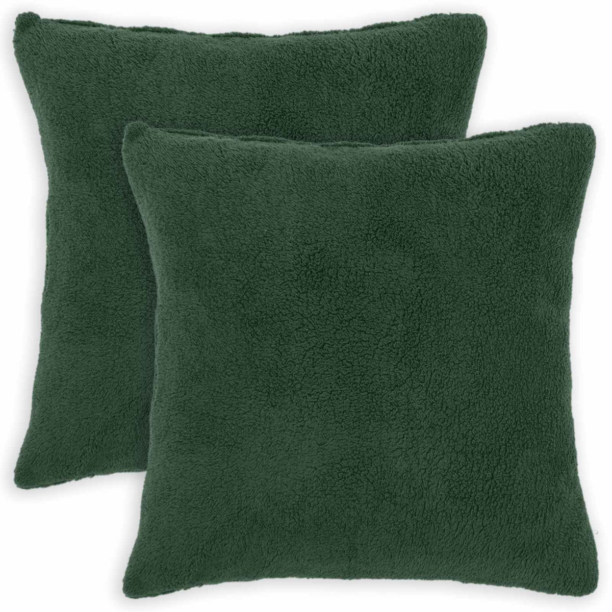 vidaXL Poszewka na poduszkę 2 pcs HEERLEN Ciemnozielony 80 x 80 cm