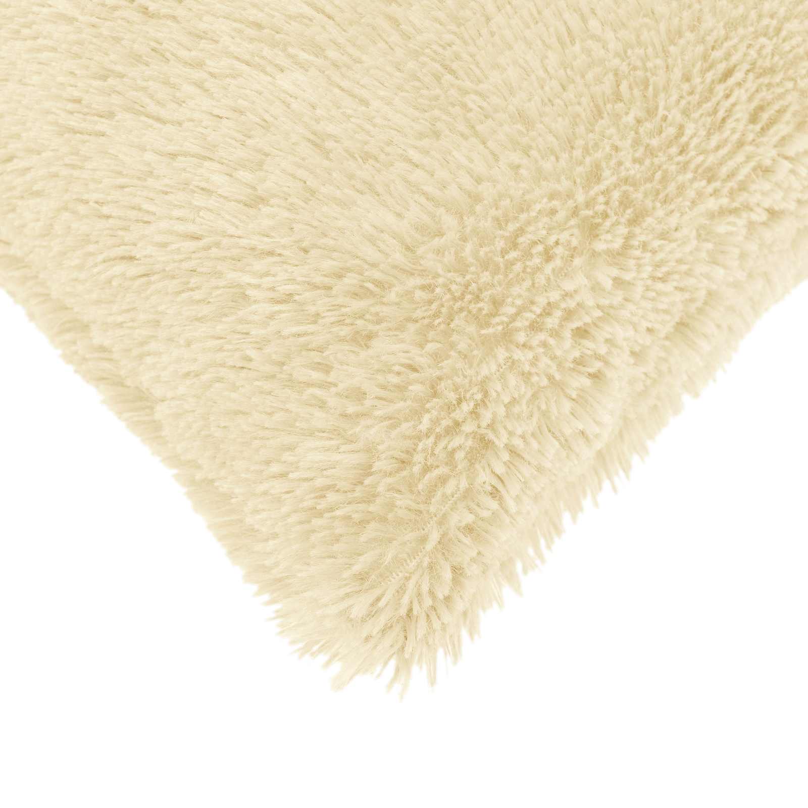 vidaXL Poszewka na poduszkę 2 pcs HEERLEN kremowy 80 x 80 cm Fleece PV