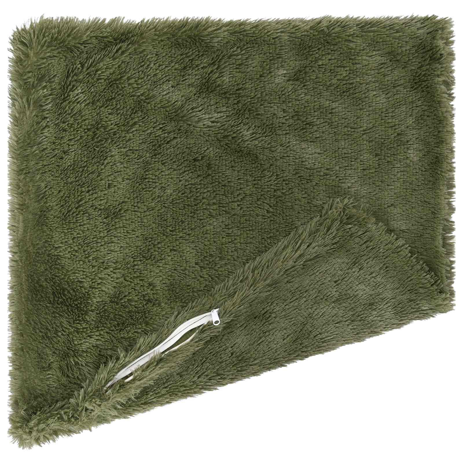 vidaXL Poszewka na poduszkę 2 pcs HEERLEN zielony 80 x 80 cm Fleece PV